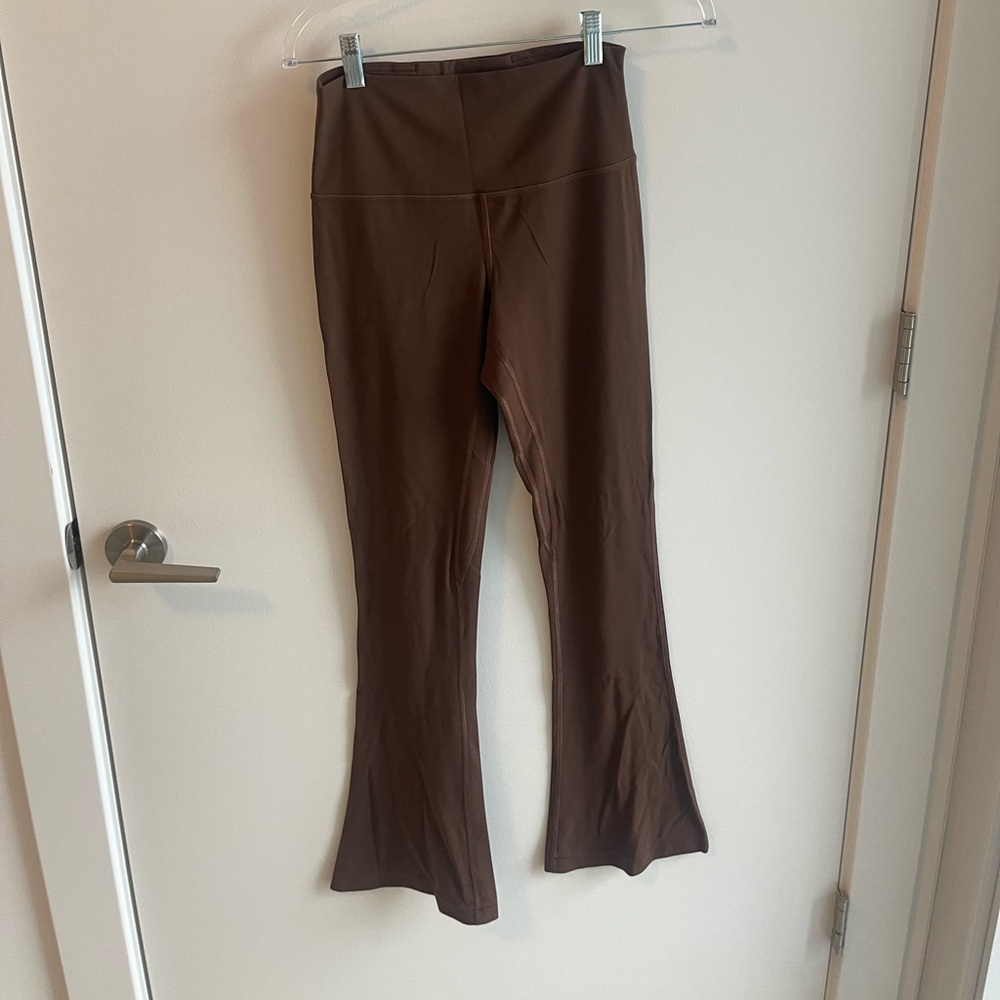 lululemon athletica Brown Flare Leggings